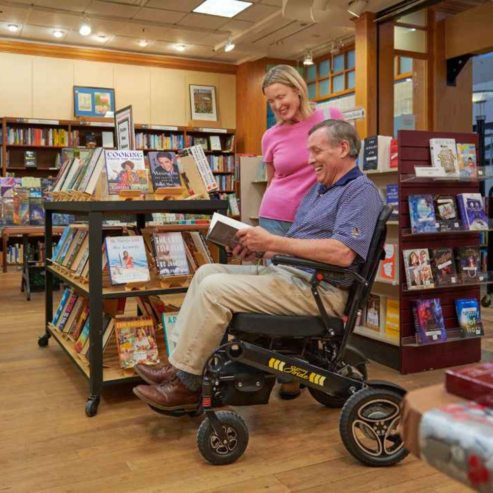 Golden Stride GP301 Portable Electric Folding Wheelchair Canada – Senior-Friendly Mobility Aid | Care Made